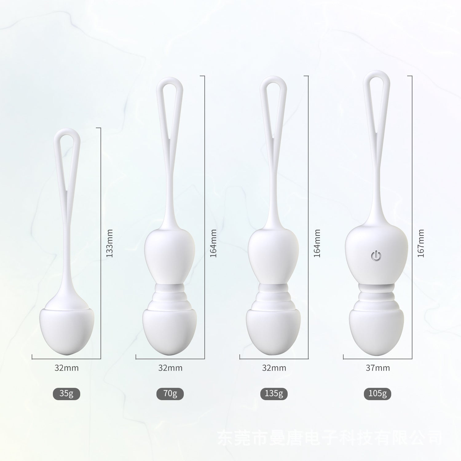 4 PCS Kegel Training Set Wireless Remote Control Vibrating Egg-EROSREALM