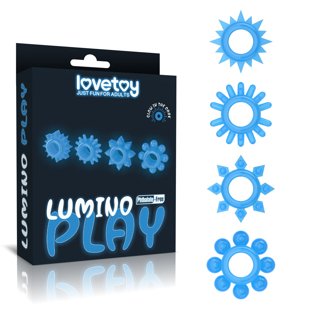 Lovetoy Lumino Play Phyhalate Free Penis Ring-EROSREALM