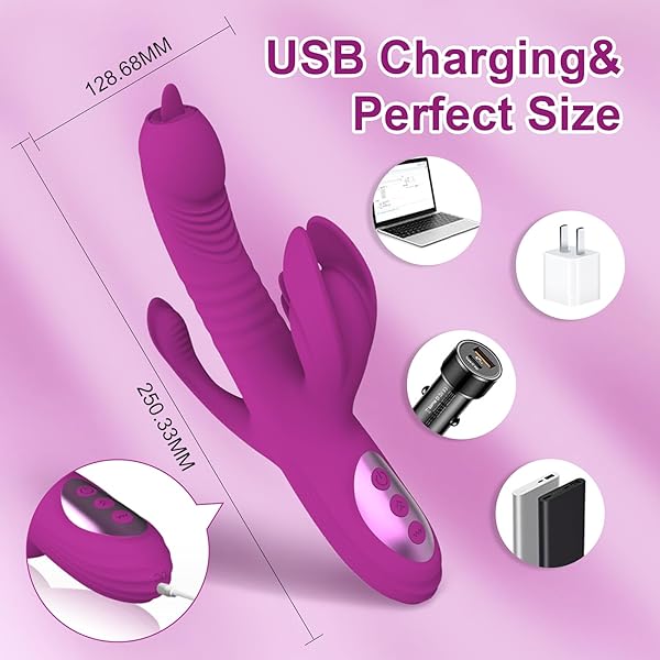 4 in 1 G Spot Vibrator Heating Clitoral Stimulator Adult Sex Toys-EROSREALM