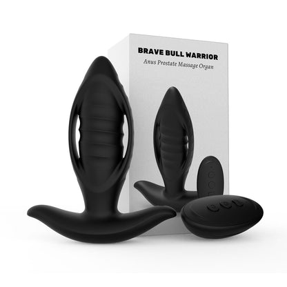 Bull Warrior Wireless Remote Control Anal Vibrator-EROSREALM