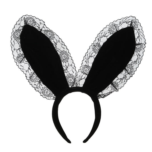 Rabbit Ear Animal Head Buckle Hairband-EROSREALM