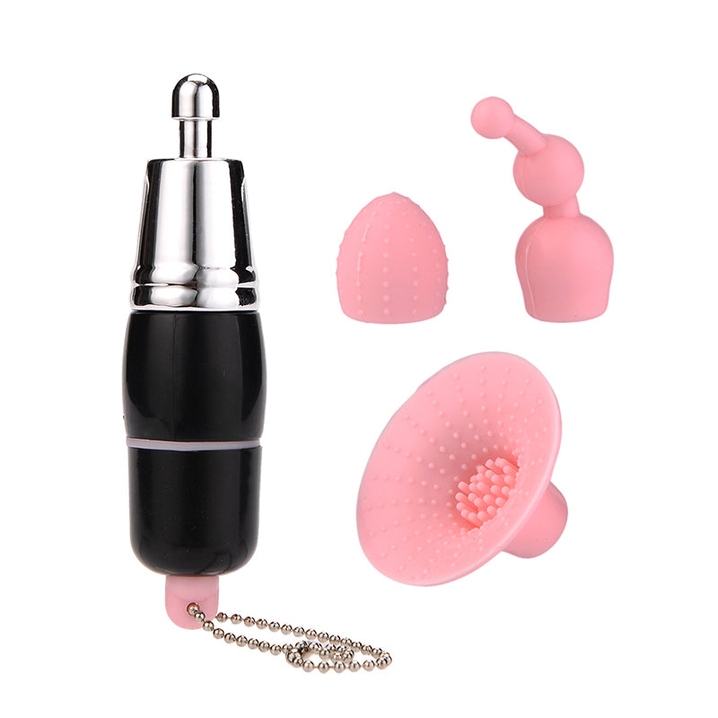 Mini 3 In 1 Vibrator Clitoris Stimulator Nipple Masturbation Toy-EROSREALM