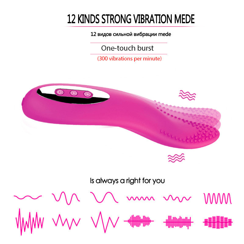 Tongue Licking G-spot Vibrator Vaginal Clitoral Stimulator Dildo-EROSREALM