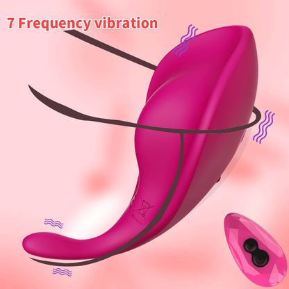 Wireless Remote Control Invisible Pleasure Panty Vibrator-EROSREALM