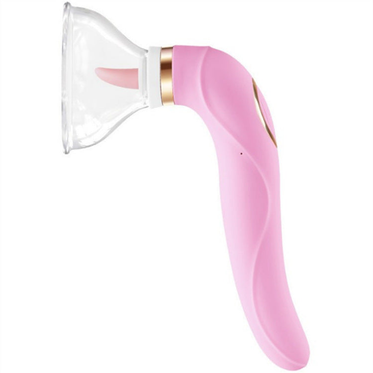 Suction Tongue Licking Nipple Clitoris Stimulator Vibrator Pussy Pump-EROSREALM