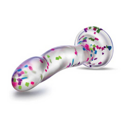 Blush Night Glow-in-the-dark Confetti Dildo-EROSREALM