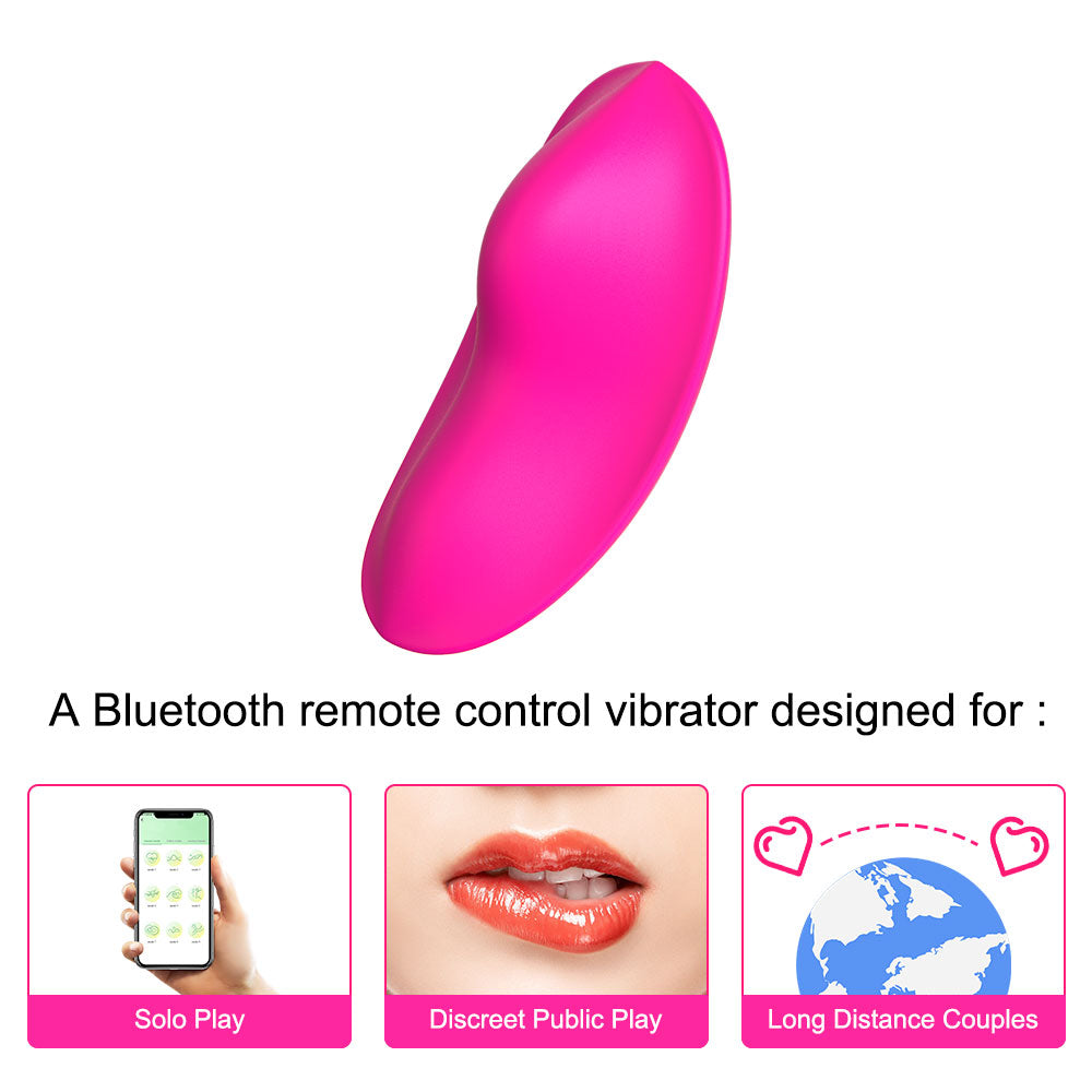 Smart App Control Silicone Wearable Clitoral Vibrator-EROSREALM