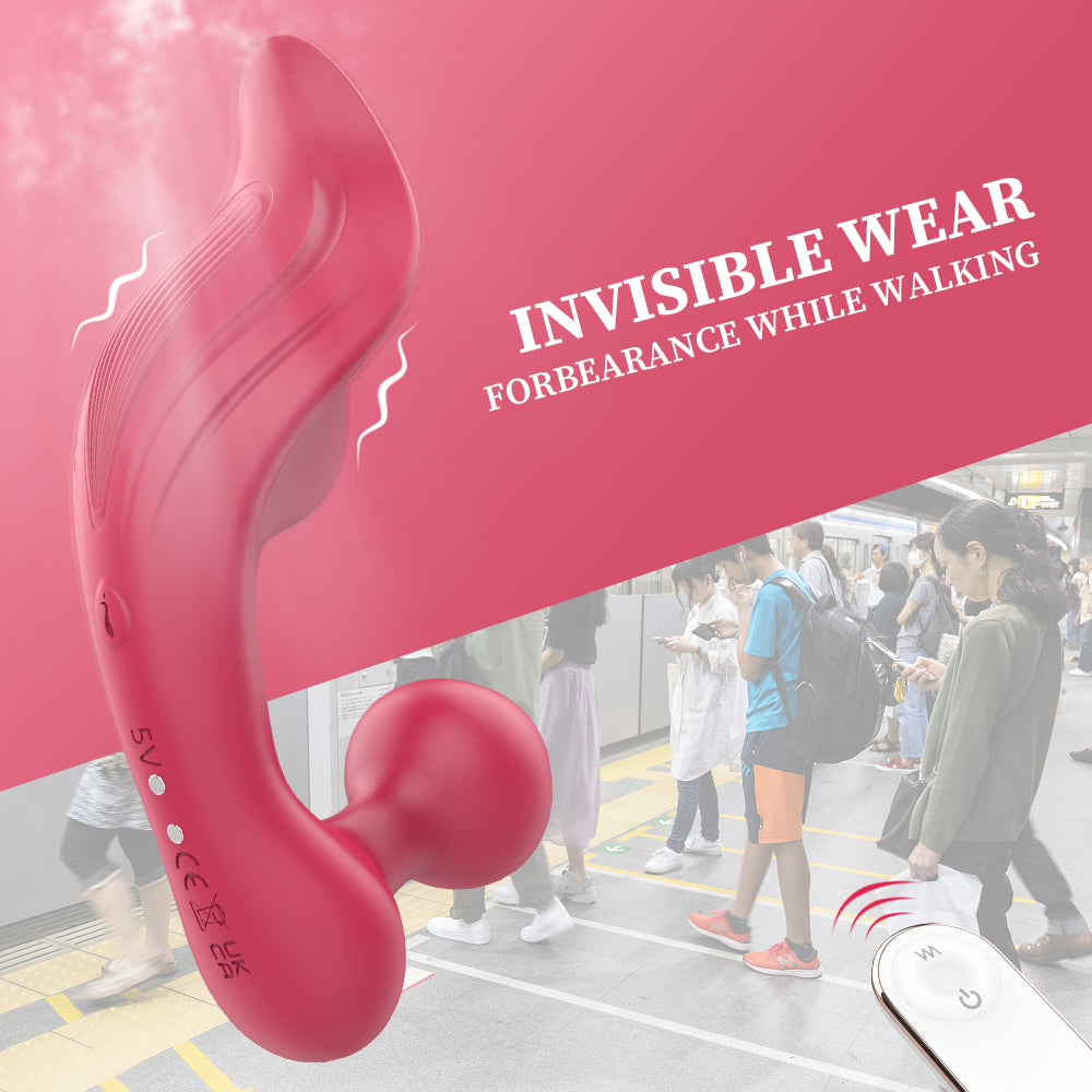 9 Modes Wearable Remote Control Invisible Vibrator-EROSREALM