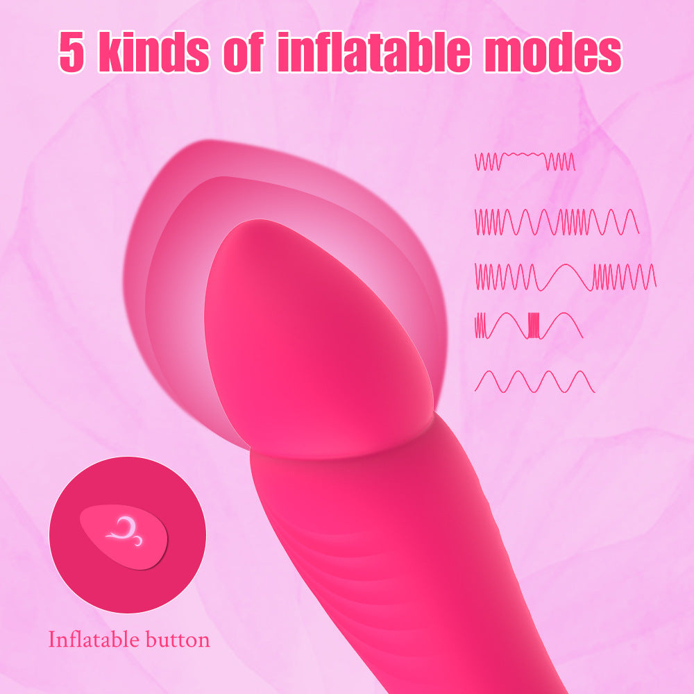 Inflatable Strong Shock Wand Vibrator-EROSREALM