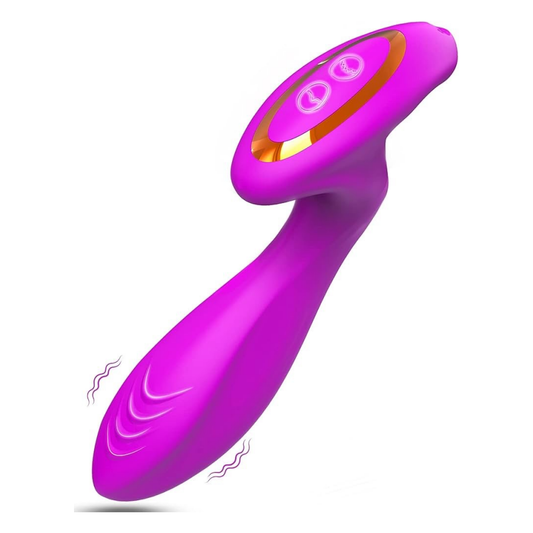 2-in-1 Flapping Strong Shock G-spot Vibrator-EROSREALM