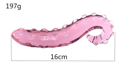 Glass Pink Protruding Points. New Type Of Penis-EROSREALM