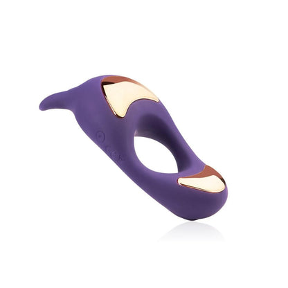 9 Vibrating Rabbit Silicone Multi-functional Cock Ring-EROSREALM