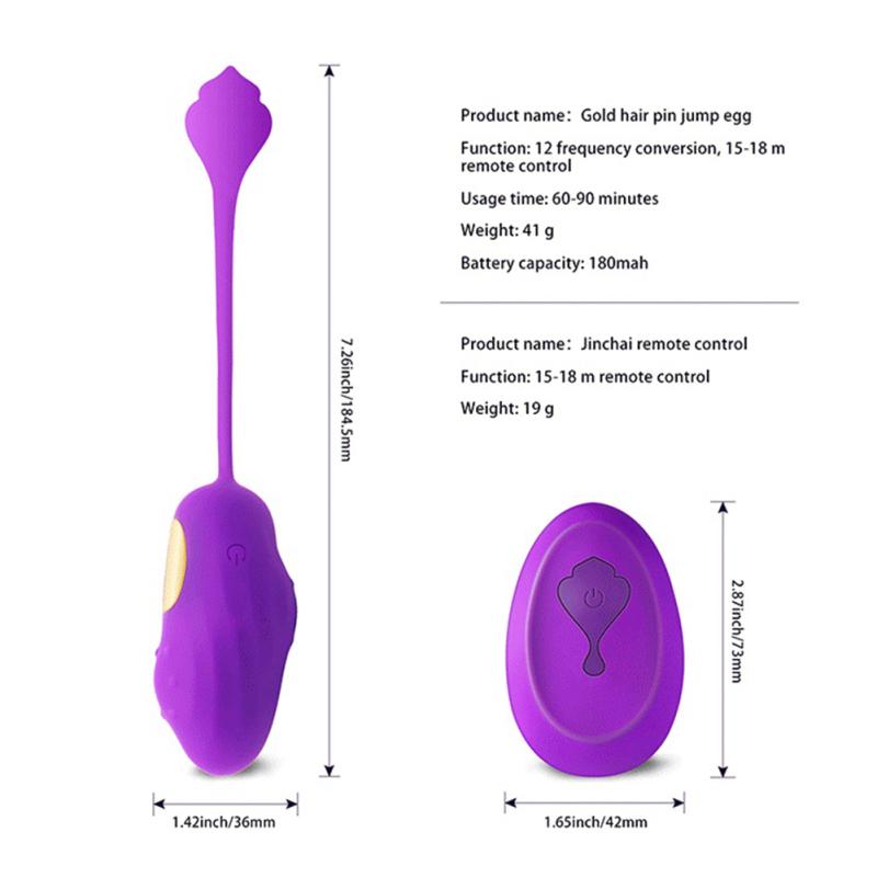 Wireless Remote Control Egg Vibrator-EROSREALM