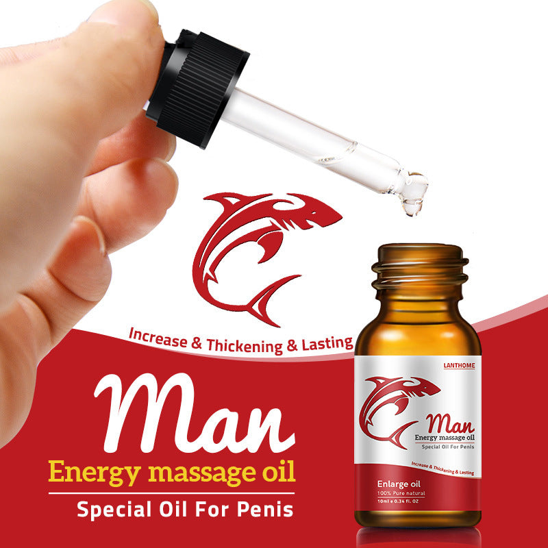 LANTHOME 10ml Men Body Care Penis Massage Essential Oil-EROSREALM