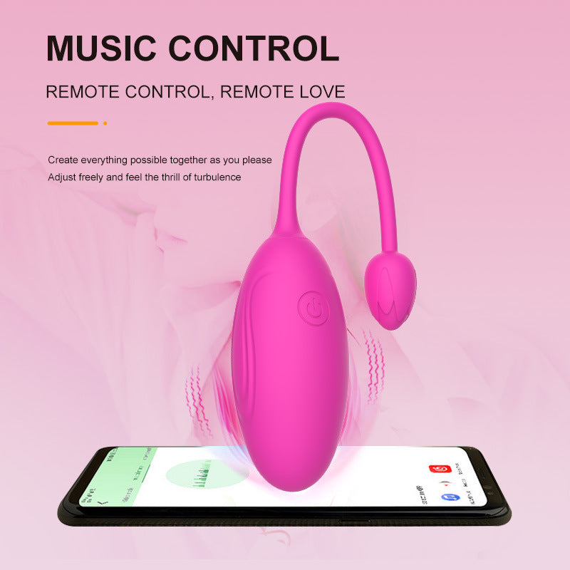 App Remote Control Double-head Rose Egg Vibrator-EROSREALM