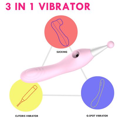 Vagina Sucking Vibrator Clitoris Stimulator-EROSREALM