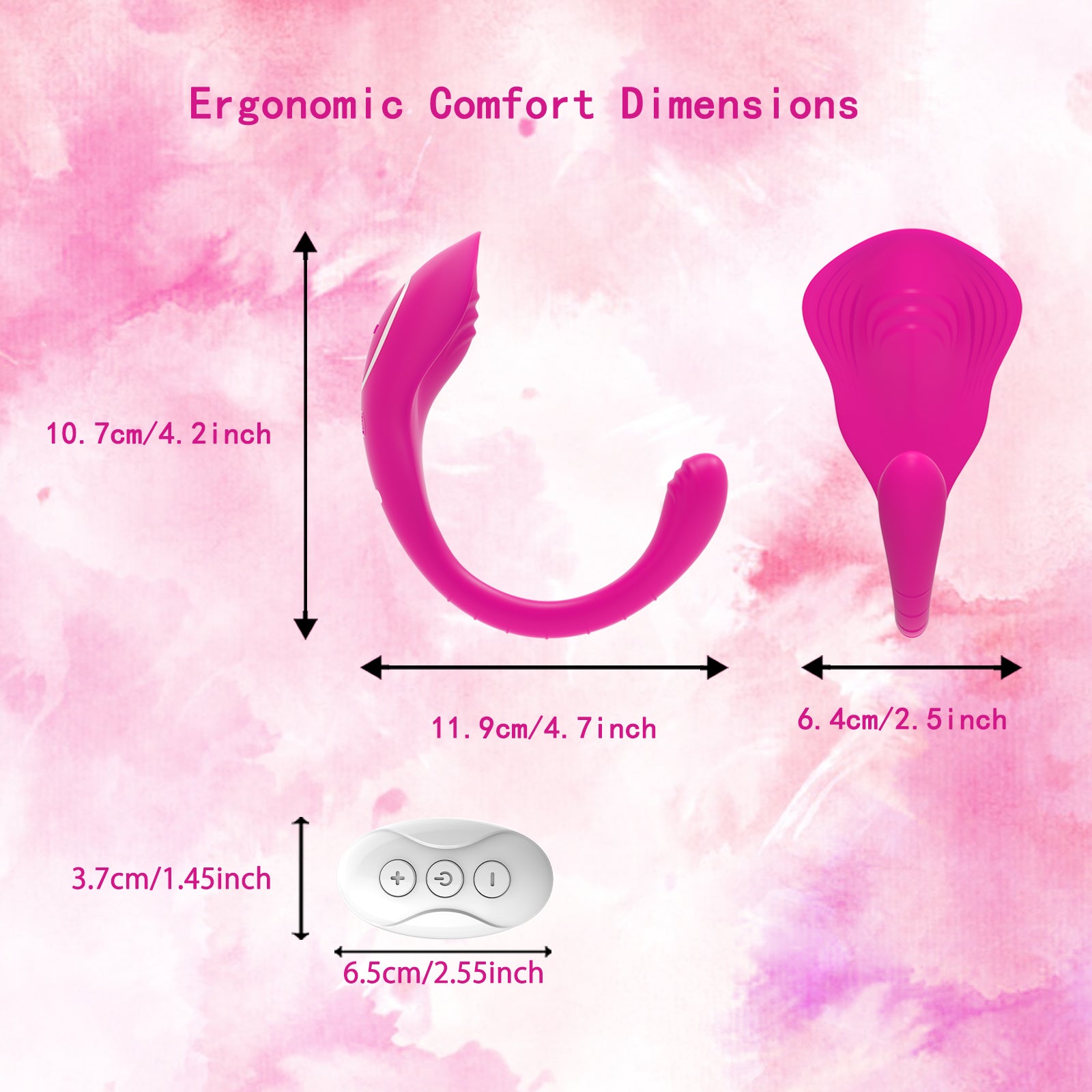 2-in-1 Wireless Remote Control Wriggling Panty Vibrator-EROSREALM