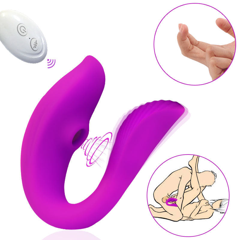 Remote Control Wearable 10 Frequency Sucking Vibrator-EROSREALM