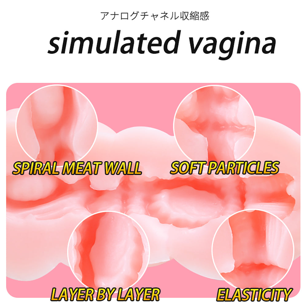 Silicone Breast Real Vaginas Male Masturbation Cup-EROSREALM