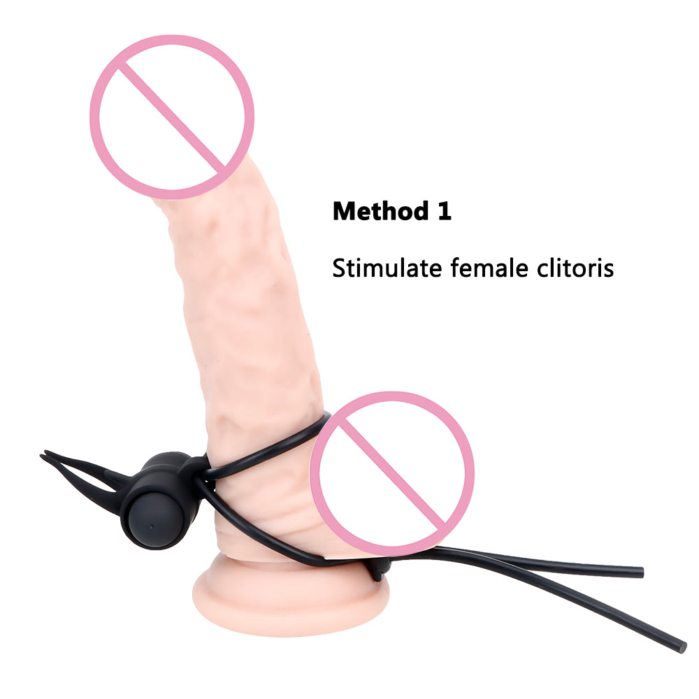 Vibrating Cock Ring Delay Ejaculation Ring Clitoris Stimulator Vibrator Penis Ring-EROSREALM