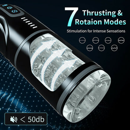 Automatic Telescopic Rotation Masturbation Cup-EROSREALM