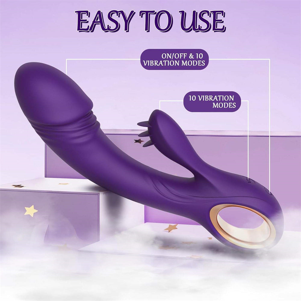 Simulated Penile Massage Shaker G-point Clitoral Stimulation. Masturbation. Thrusting And Thrusting For Both Ends In Seconds. Adult And Playful Female Use-EROSREALM