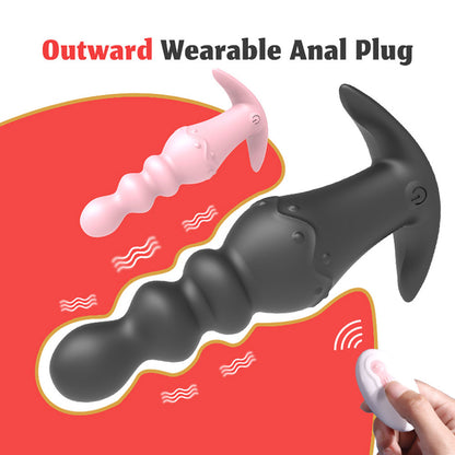 Remote Control Anal Beads Sex Toy-EROSREALM