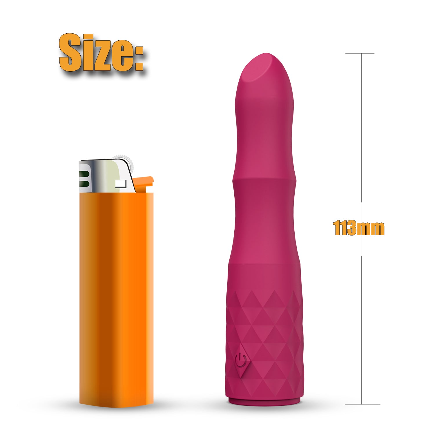 Portable Lipstick Vibrator Massage Stick-EROSREALM