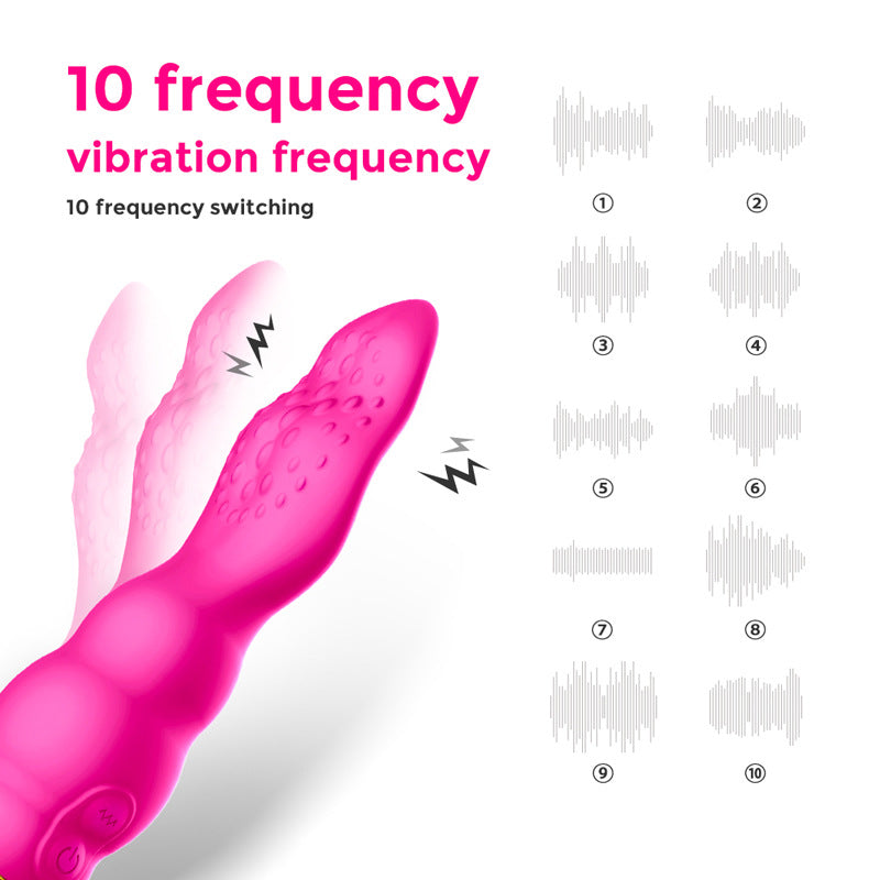 Tongue Licking Multi-frequency G-spot Anal Massage Vibrator-EROSREALM