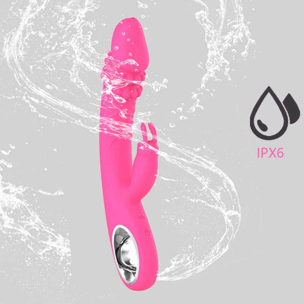 Heating Pearl Rabbit Vibrator-EROSREALM