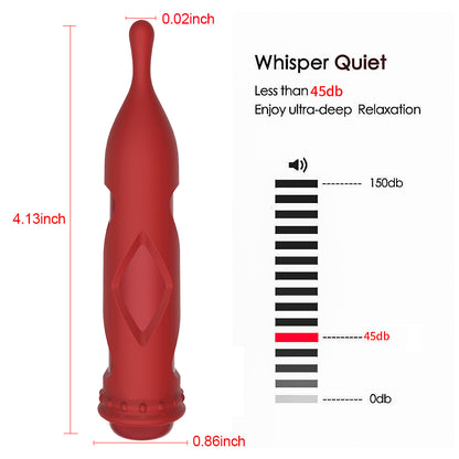 Bullet Vibrator with Cover Mini Lipstick Vibrator Nipple Clitoris Stimulator-EROSREALM