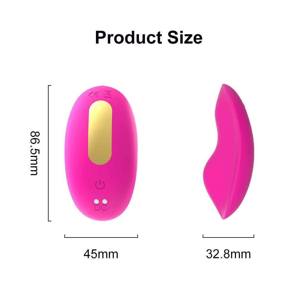 Smart App Control Silicone Wearable Clitoral Vibrator-EROSREALM