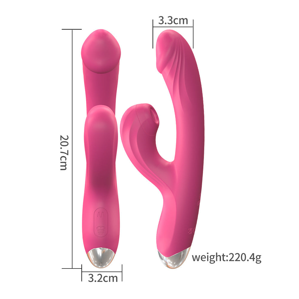 2-in-1 Sucking G-point Vibrator-EROSREALM