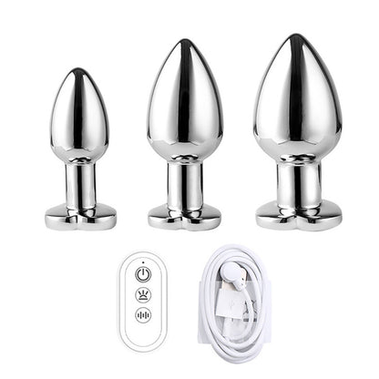 App & Wireless Remote 10 Frequncy Strong Shock Shiny Anal Vibrator-EROSREALM