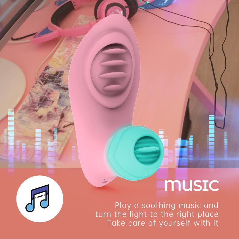 App Remote Control Clitoris Massager & Panty Vibrator-EROSREALM