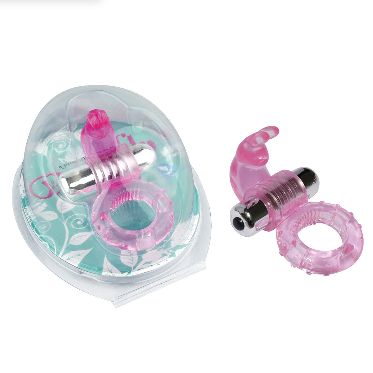 7 Frequency Small Rabbit Vibrating Cock Ring Sex Toy For Couples-EROSREALM