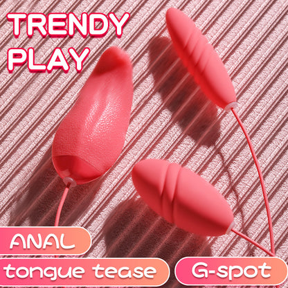 Triple-experience Tongue-licking Vibrator-EROSREALM