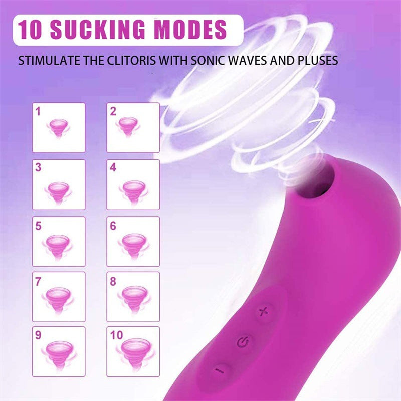 Clit Sucker Sucking Vibrator Clitoris Stimulator-EROSREALM