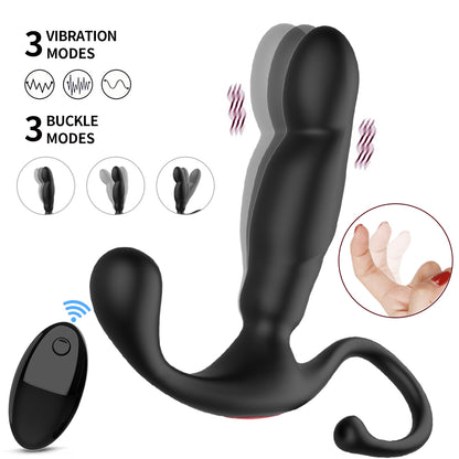 Prostate Massager Male Masturbator G-spot Stimulation Butt Plug-EROSREALM