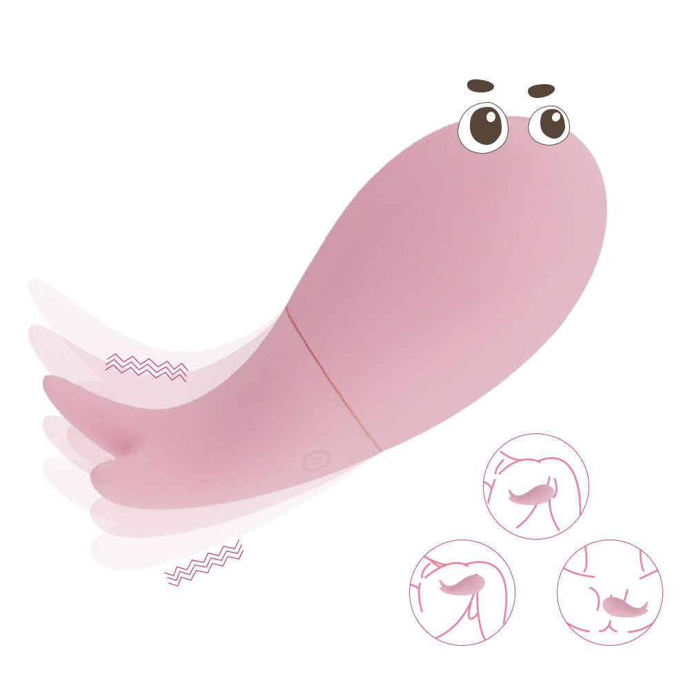 Baby Fish Invisible Mini Whale Vibrator Clitoris G-spot Stimulation USB Charging Vibrating Egg-EROSREALM