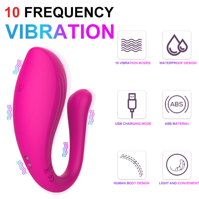 App Remote Control U-shaped Wearable Panty Vibrator-EROSREALM