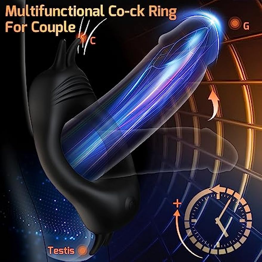 Dual Use Vibrating Penis Ring For Couple-EROSREALM