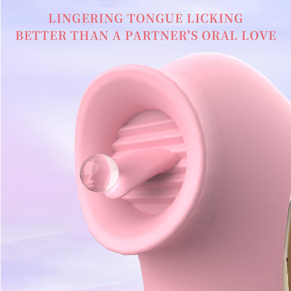 Dolphin Tongue-licking G-spot Vibrator-EROSREALM