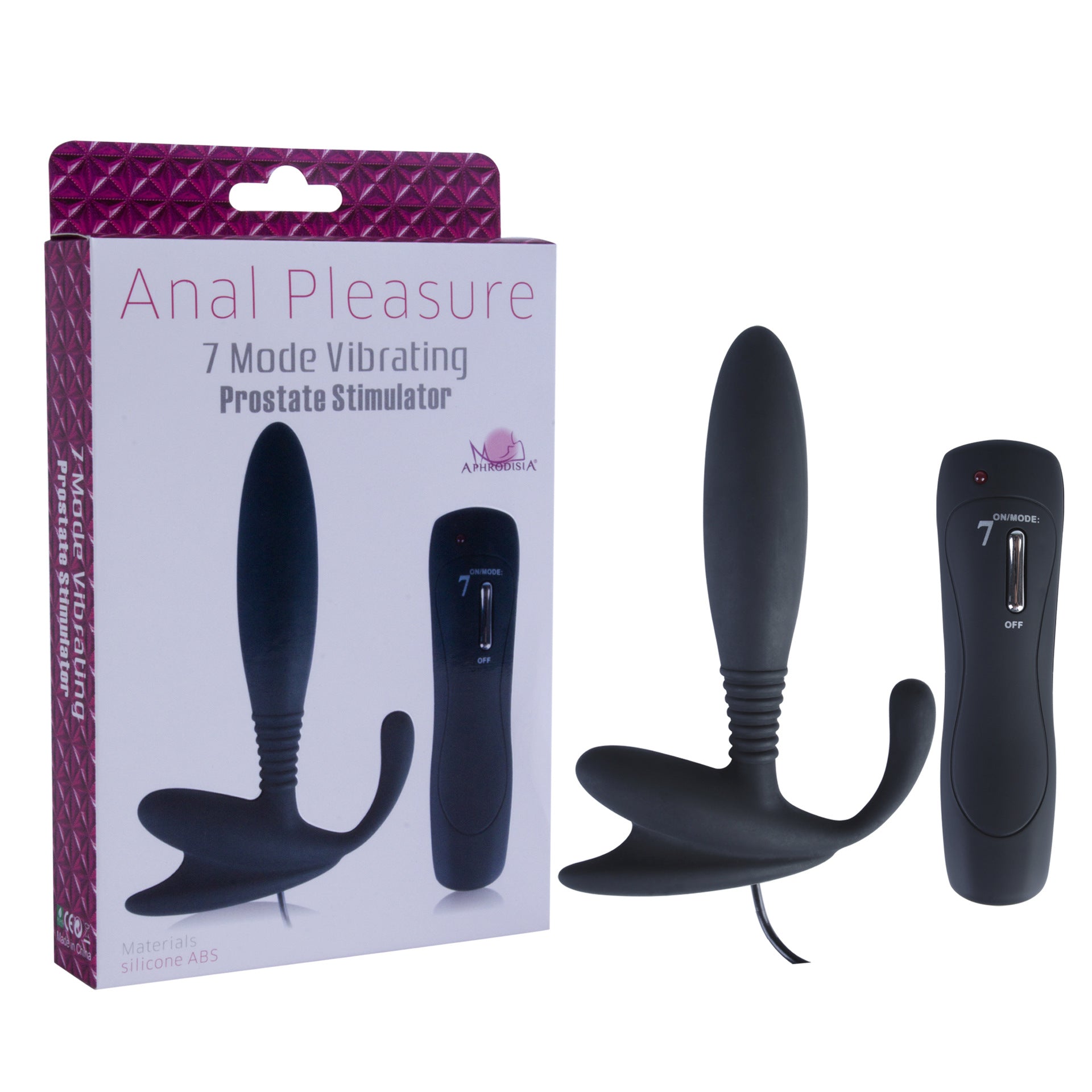 7 Frequency Pleasure Anchor Anal Plug Male Vibrating Prostate Stimulation-EROSREALM