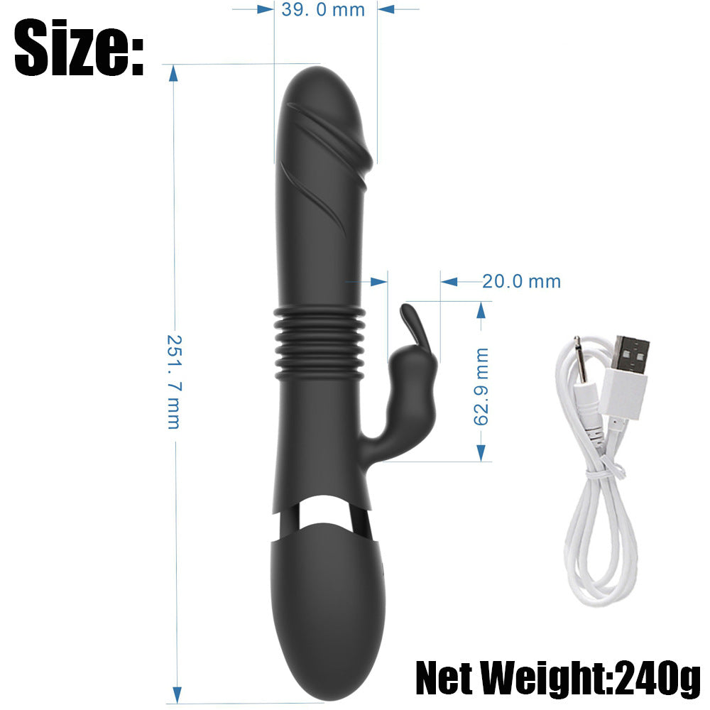 2-in-1 Thrusting G-spot Vibrator-EROSREALM