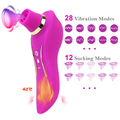 Fanara Clitoris Sucker & Warming Vibrator-EROSREALM