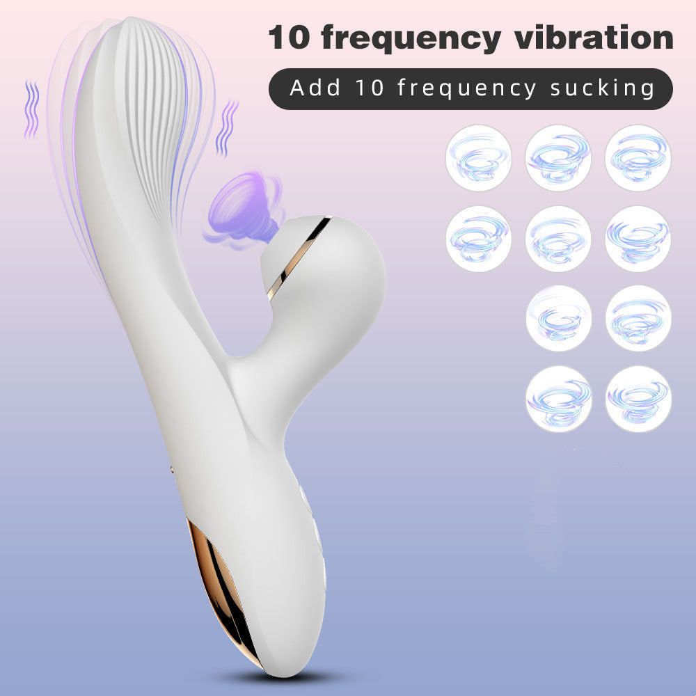 Diana 2-in-1 Sucking Vibration G-spot Vibrator-EROSREALM