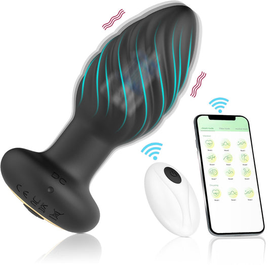 App / Wireless Remote Control Thread Design Anal Vibrator-EROSREALM