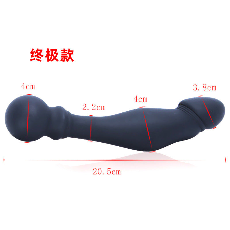 Prostate Massage Stimulation Silicone Anal Plug-EROSREALM