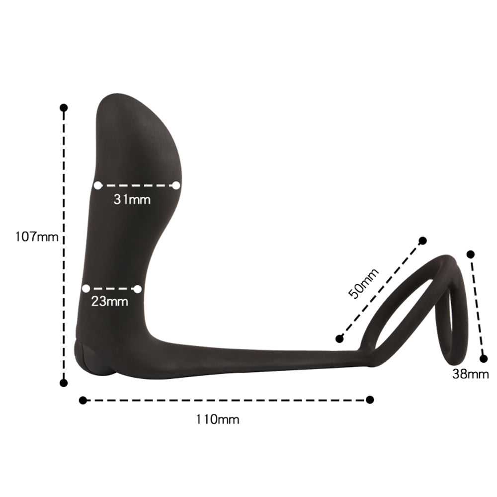 Silicone Male Prostate Massager Vibrating Butt Plug Anal Vibrator Anal Vibrators Anus Butt Plug-EROSREALM